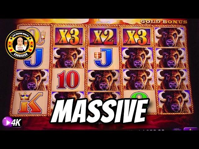 OH MY GOD - MASSIVE JACKPOT on Buffalo Gold