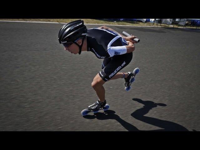 24 hours Le Mans LAP RECORD - Bart Swings - Powerslide Inline Skates