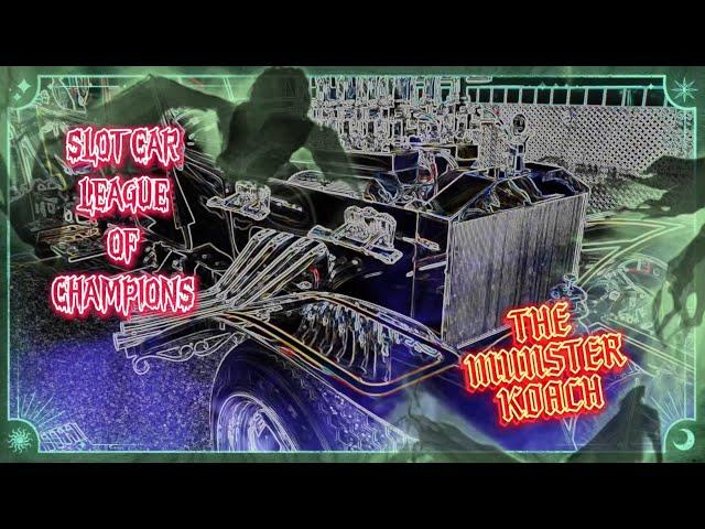 The Munsters Koach “Slot Car League Of Champions” Munster Mobile Halloween