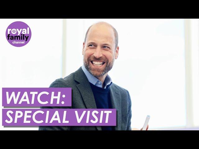 WATCH: Prince William Visits the Royal Berkshire Hospital After Five Years