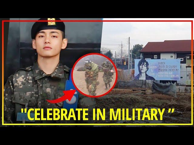 How BTS Taehyung celebrated his birthday at the Nonsan training center