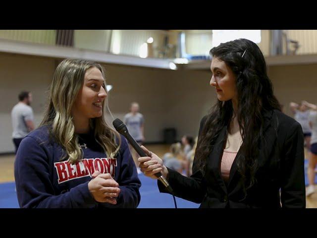 Behind the Scenes with the Belmont Cheerleaders