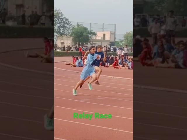 4×100 Mtr Girl U -17 Age Group Relay Race Start State Level  Athletics Competition