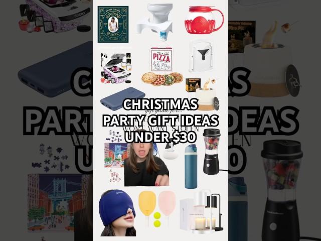 Christmas party gift ideas - under $30! #christmaspartygiftideas #whitelephant #giftguide #gifts2024