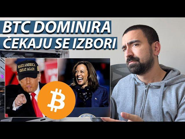 BITCOIN DOMINIRA | TRŽIŠTE NESTABILNO OKO IZBORA