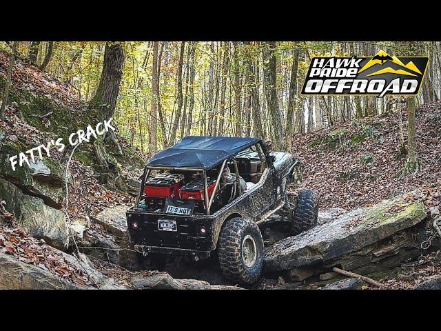 Jeep TJ’s Climb “Fatty’s Crack” At Hawk Pride Mountain Offroad!