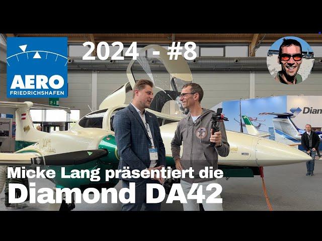 AERO 2024 #8 - Diamond DA42 präsentiert von Micke Lang - Zweimot mit Austro Engine Diesel