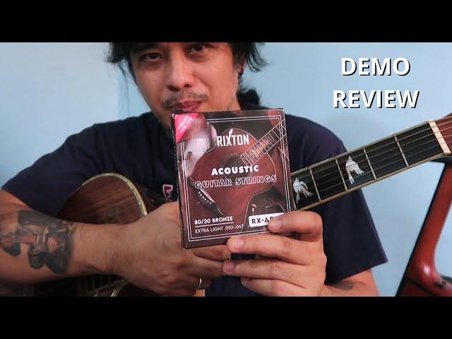 Sound Demo of Rixton Acoustic Guitar Strings (Premium RX AD10)