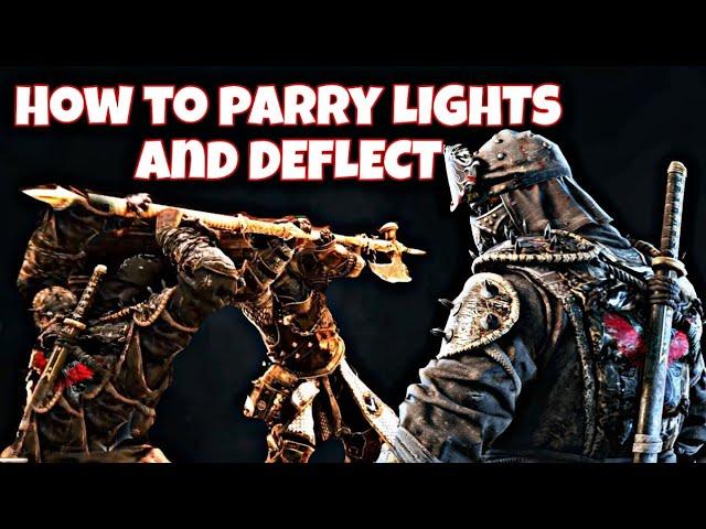 How to Parry LIGHTS and DEFLECT (How to improve your defense in for honor)