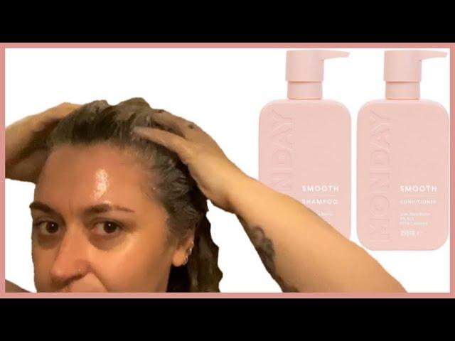 MONDAY Haircare SMOOTH Shampoo & Conditioner / Review & Demo / Get Salon Results At Home