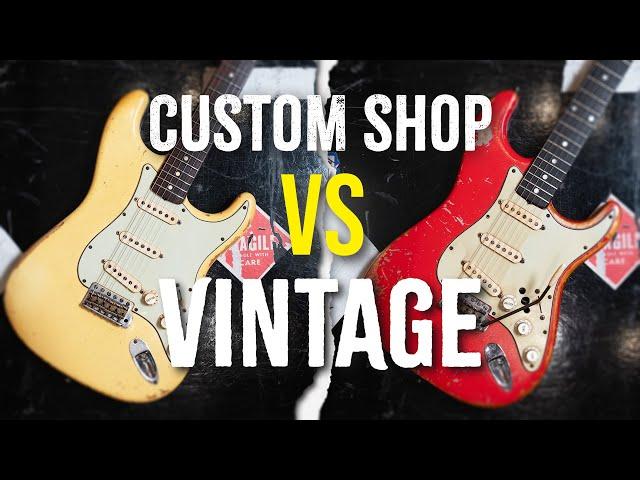 CUSTOM SHOP VS VINTAGE | Fender Stratocaster | Martin Meets Guitars