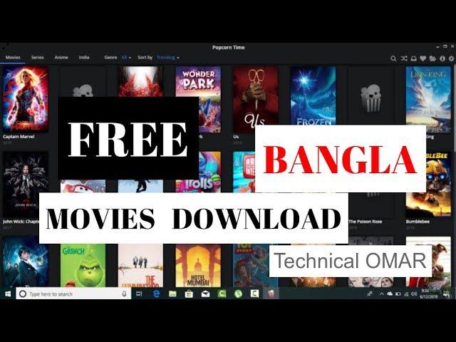 how to free download movie from popcorn time bangla