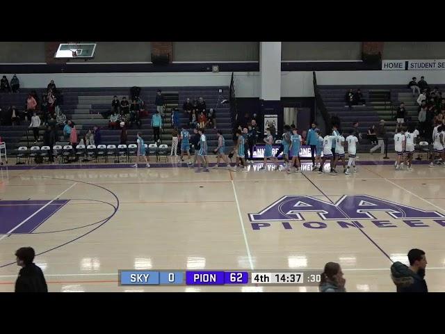 Pioneer Men's JV Basketball vs Skyline 12/16/22