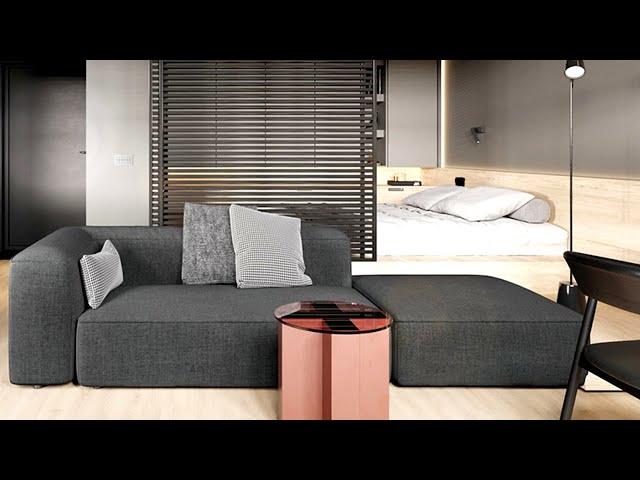 19+ Chic Gray Studio Apartment Ideas