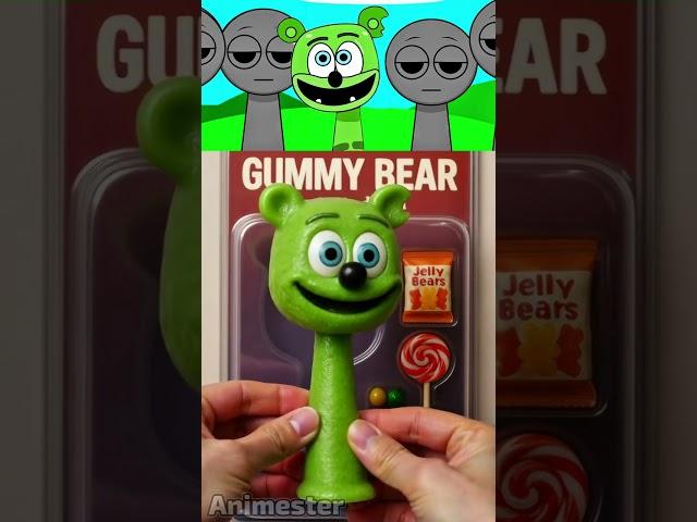 Incredibox Sprunki NEW OC - Gummy Bear (Unboxing Action Figure)!