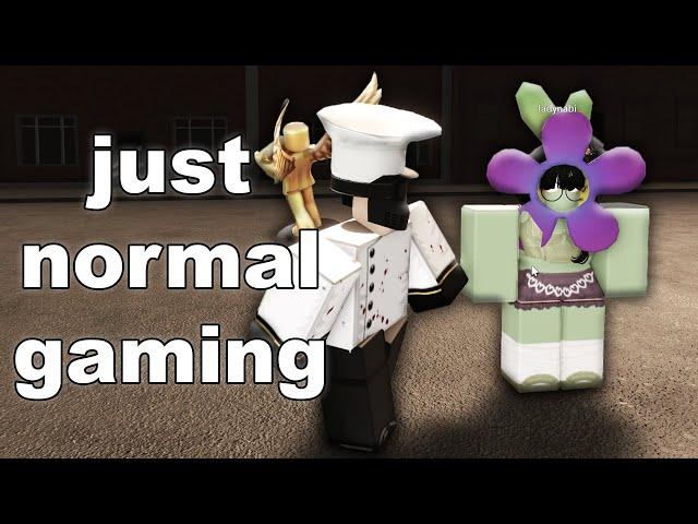 playing roblox criminality with a woman (real)