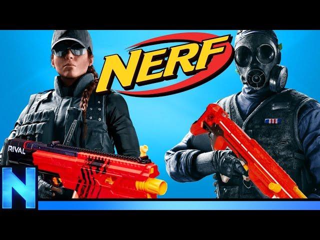 NERF Rainbow Six Siege - DEFEND THE HOUSE!