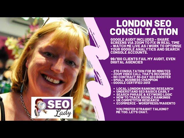 Search Engine Optimisation London Paddington SEO Freelance Consultant UK eCommerce Google Rankings