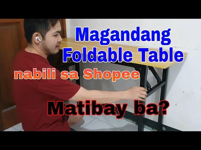 Foldable Table for Minimalist | Unboxing | Review | Shopee