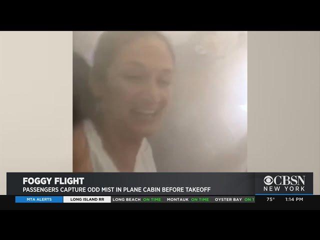 JFK-Bound Plane Cabin Fills With Thick Mist Prior To Takeoff From Florida