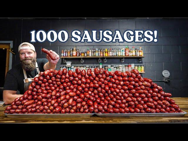 Sausage Making For 1000 People! | Chuds BBQ