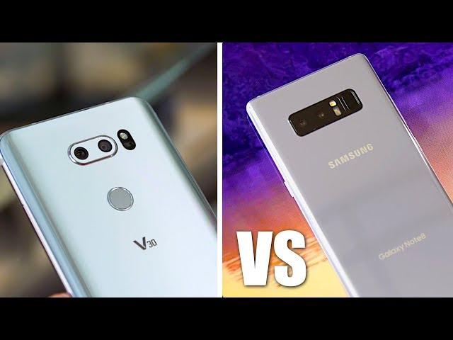 Galaxy Note 8 vs LG V30 Full Camera Comparison!