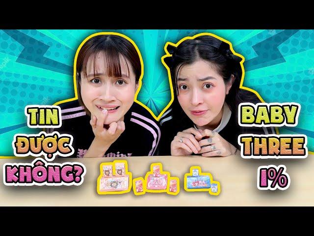 KHUI HỘP BABY THREE SIÊU NHỎ 1% - TIN ĐƯỢC KHÔNG? I Linh Vyy Official