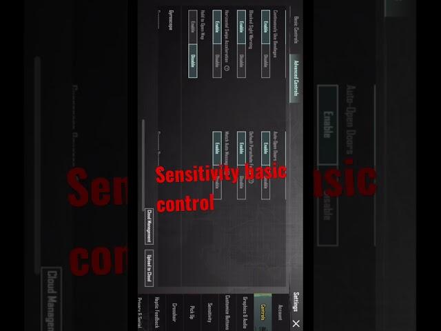 sensitivity basic control #games #instagram #mulla #tiktok #dude #rjrock #youtube