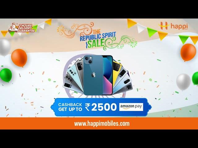 Happi Mobiles | Republic Day  | Cashback | Offers