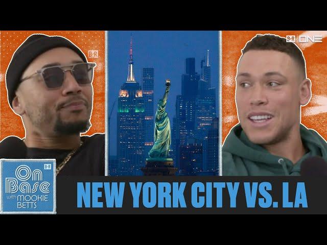 Aaron Judge & Mookie Betts Debate NYC vs. LA | On Base