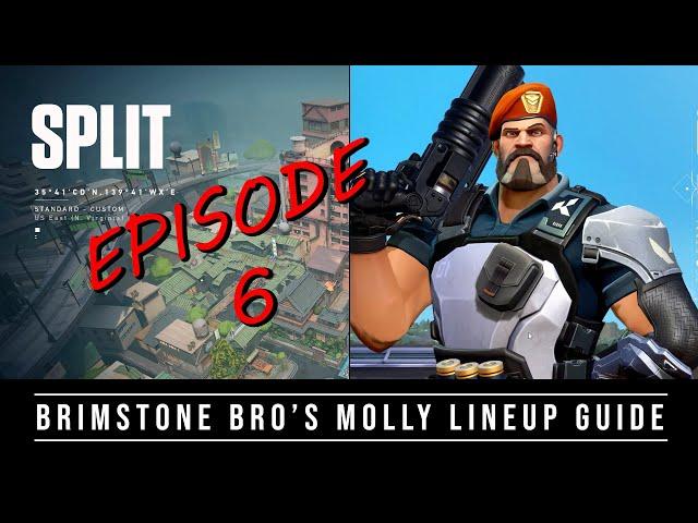 Brimstone Bro's Molly Lineup Guide - Split #valorant #brimstone #lineups #tutorial