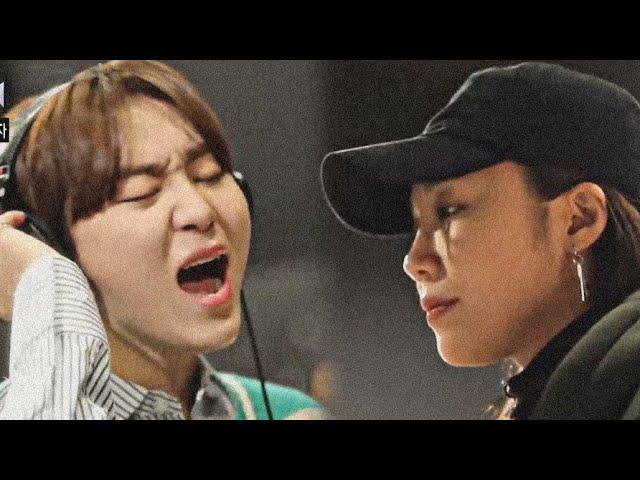 Idol Reaction to Jeong Eunji ‘s High Note Part in Ending Song of Gayo Daechukje 2019