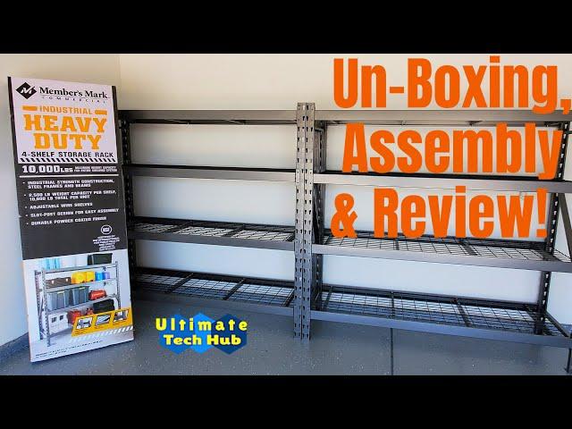 How To Assemble A 4 Shelf Storage Rack-Members Mark Storage Rack