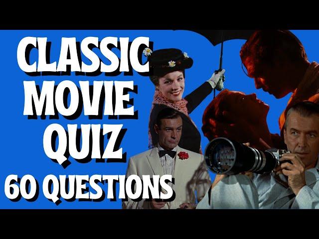 Can You Name 60 Classic Movies from a Single Image? Hard Film Quiz