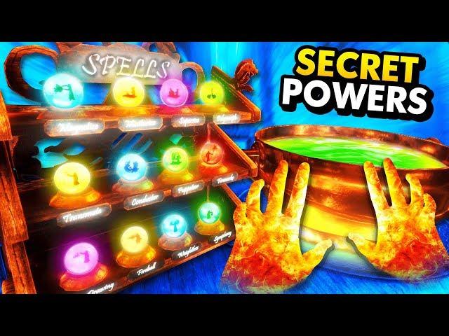 Crafting EVERY SPELL To Unlock SECRET WIZARD POWERS (Waltz of the Wizard VR Funny Gameplay)