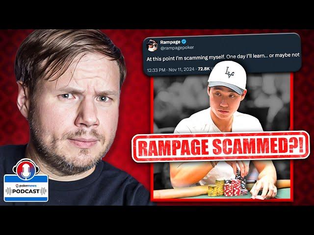 Rampage Poker Scammed… Again?!? Patrik Antonius Wins $5.1M |PokerNews Podcast #865