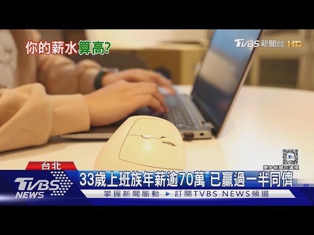 你有達標嗎?30歲「月薪五萬」贏過全台這麼多人｜十點不一樣20250116 @TVBSNEWS01