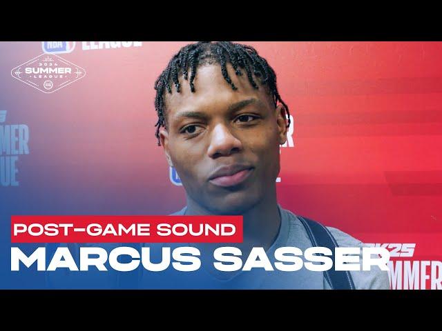 Marcus Sasser Speaks With Media After Summer League Win vs. Rockets