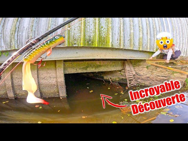 INCROYABLE DÉCOUVERTE en pêchant devant cette USINE ABANDONNÉE !!!