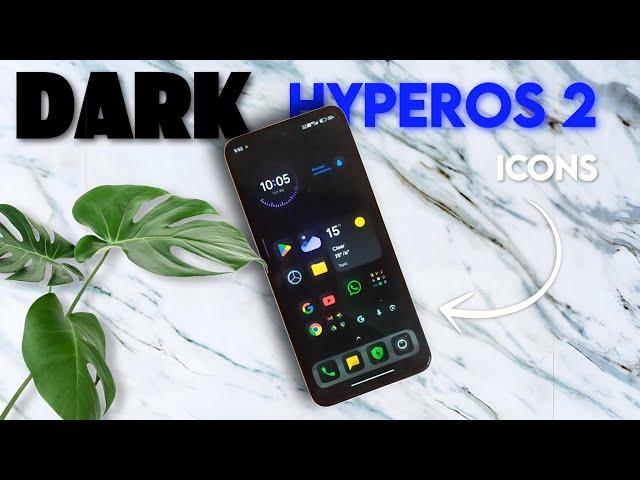 Most Awaited HyperOS Dark Icon Theme is Here   Customize Like a Pro 