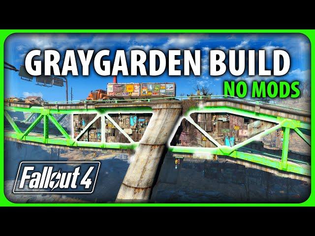 Fallout 4 - Rebuilding Graygarden (Secret Hideout)