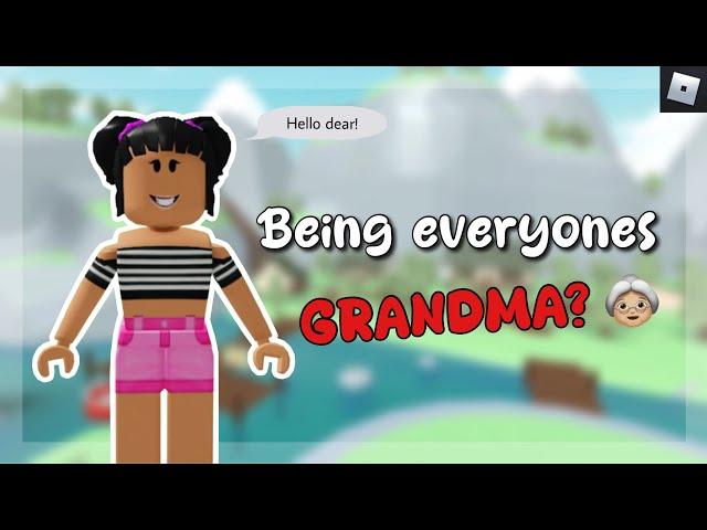 being everyones GRANDMA in Total Roblox Drama..