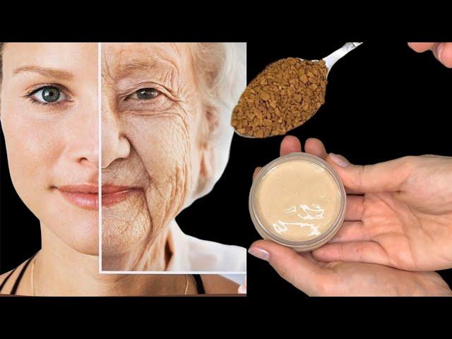 My grandmother at 65 looks 35. Coffee Erases all wrinkles on the face! TOP recipes