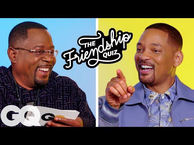 Will Smith & Martin Lawrence Take a Friendship Quiz | GQ