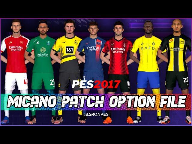 PES 2017 MICANO OPTION FILE (NSP) 2023