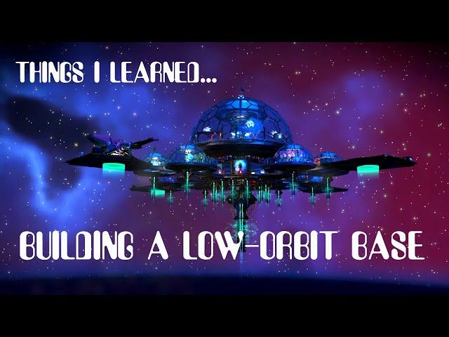 Building a low orbit base in No Man's Sky (old method - see link in description for a faster way)