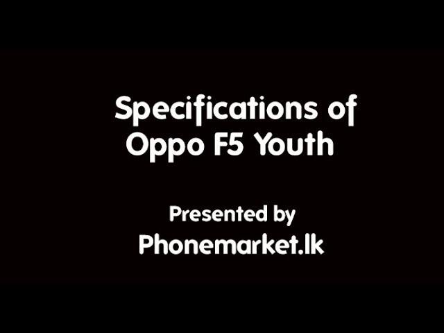 Oppo F5 Youth Price Sri Lanka