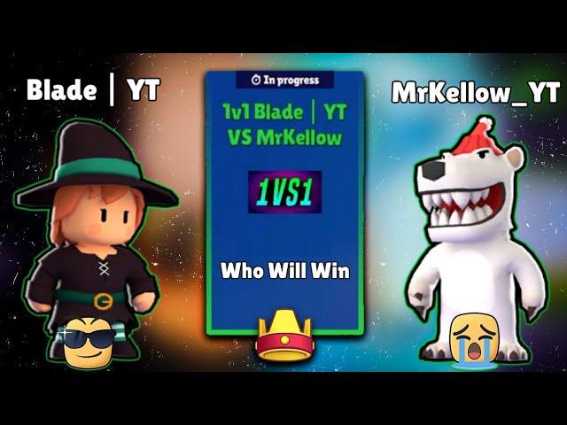 1v1 Battle With MrKellow YT  | Blade YT Vs Mr Kellow YT 1v1 Stumble Guys | Stumble Guys