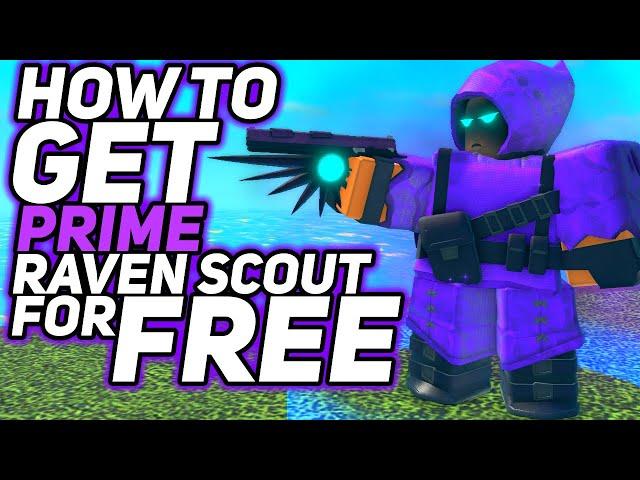 HOW TO GET PRIME RAVEN SKIN FOR FREE - Tower Defense Simulator