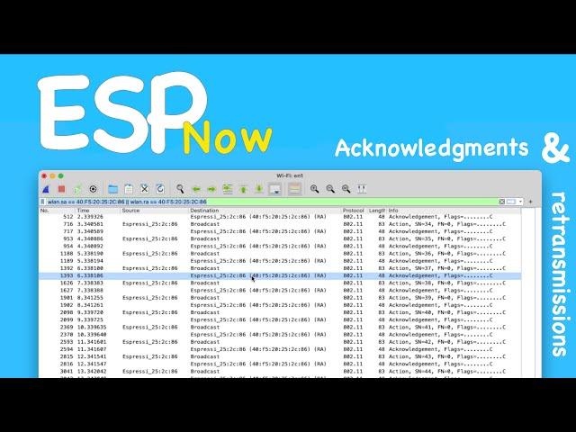 Why ESPNow is awesome - hint: ACKs & Retries!